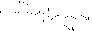 二(2-乙基己基)亚磷酸结构式