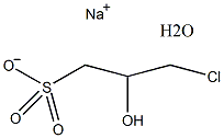 3-氯-2-羟基丙烷磺酸钠半水化合物结构式