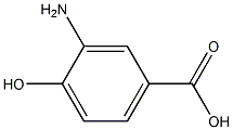 3-氨基-4-羟基苯甲酸结构式