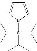 1-(三异丙基硅烷)吡咯结构式