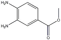 3,4-二氨基苯甲酸甲酯结构式