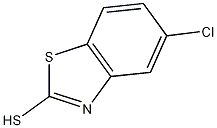 5-氯-2-巯基苯并噻唑结构式