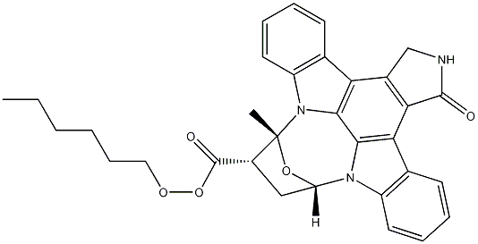 蛋白激酶仰制剂KT5720结构式