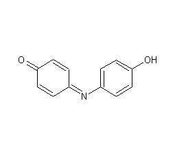 N-(对羟苯基)-对苯醌结构式