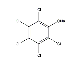 五氯苯酚钠盐结构式