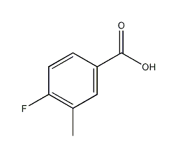 4-氟-3-甲基苯甲酸结构式