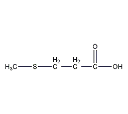 3-(甲基硫代)丙酸结构式