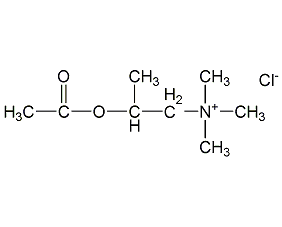氯化乙酰甲胆碱结构式