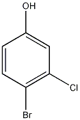 4-溴-3-氯苯酚结构式