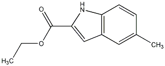 5-甲基吲哚-2-羧酸乙酯结构式