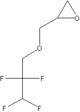 3-(2,2,3,3-四氟丙氧基)-1,2-氧化丙烯结构式