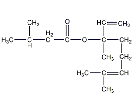 芳樟异戊酸结构式
