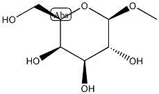 甲基-β-D-吡喃半乳糖苷结构式