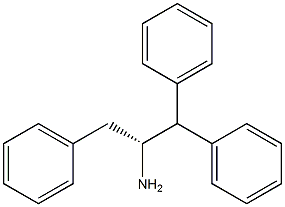 (R)-(+)-1-苯甲基-2,2-二苯基乙基胺结构式