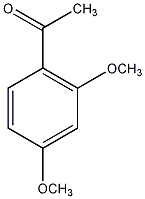 2',4'-二甲氧基苯乙酮结构式