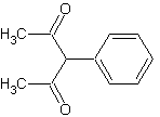 3-苯基-2,4-戊二酮结构式