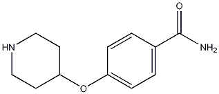 4-(哌啶-4-基氧)苯甲酰胺结构式