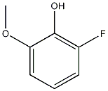 2-氟-6-甲氧基苯酚结构式