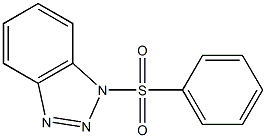 1-(苯磺酰)-1H-苯并三唑结构式