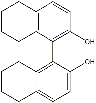 (+/-)-5,5',6,6',7,7',8,8'-八氢-1,1'-bi-2-萘酚结构式