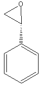 (S)-(-)-1,2-环氧苯乙烷结构式