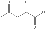 乙酰丙酮酸甲酯结构式