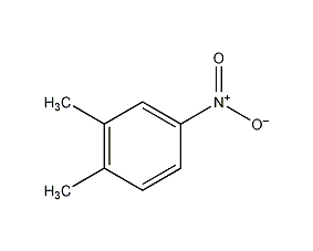 3,4-二甲基硝基苯结构式