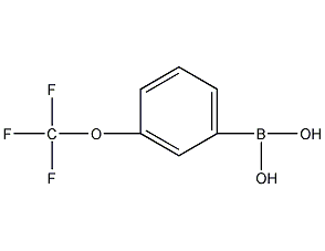 间三氟甲氧基苯硼酸结构式