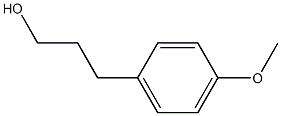 3-(4-甲氧苯基)-1-丙醇结构式