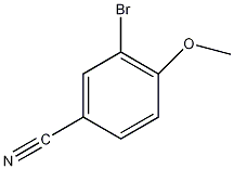 3-溴-4-甲氧基苯甲腈结构式
