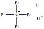 Dilithium tetrabromonickelate(II) solution