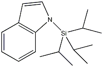 1-(三异丙基甲硅烷基)吲哚结构式