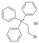 (2-溴甲基)三苯基溴化膦结构式