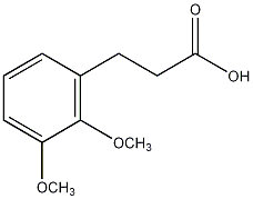 3-(2,3-二甲氧苯基)丙酸结构式