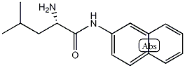 L-亮氨酸-β-萘基胺结构式