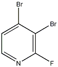 3,4-二溴-2-二氟吡啶结构式