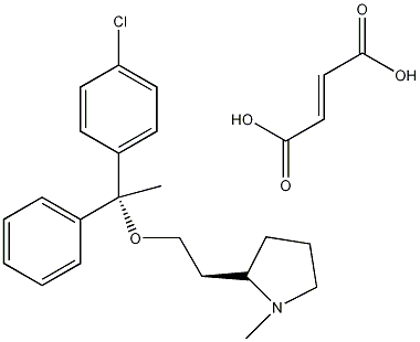 氯马斯汀甲酸盐结构式