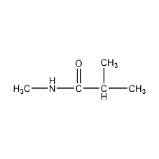 N,2-二甲基丙酰胺结构式