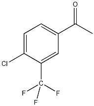 4'-氯－3－三氟甲基苯乙酮结构式
