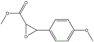 反-3-(4-甲氧苯基)缩水甘油酸甲酯结构式