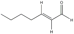 反-2-庚烯醛结构式