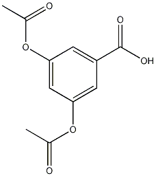 3,5-二乙酰氧基苯甲酸结构式
