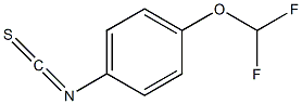 4-(二氟甲氧基)苯基异硫氰酸酯结构式