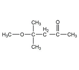 4-甲氧基-4-甲基-2-戊酮结构式