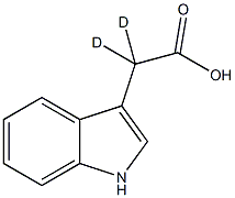 吲哚-3-乙-2,2-d2酸结构式