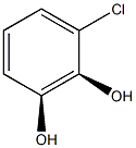 (+)-顺-2(S),3(S)-2,3-二羟基-2,3-二氢氯苯结构式