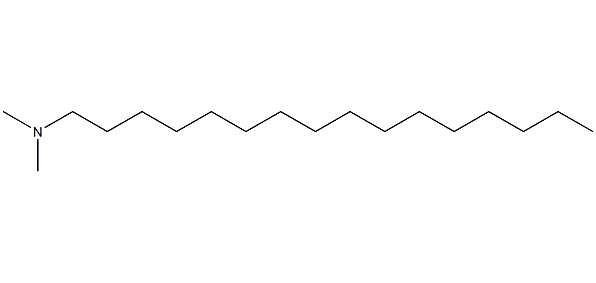 N,N-二甲基十六胺结构式