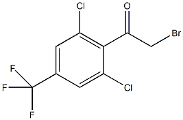 2-bromo-2′,6′-dichloro-4′-(trifluomethyl)acetophenone