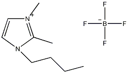 1-丁基-2,3-二甲基咪唑四氟硼酸盐结构式