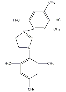 1,3-二(2,4,6-三甲基苯基)咪唑啉氯化物 1,3-二(2,4,6-三甲基苯基)咪唑啉氯化物结构式